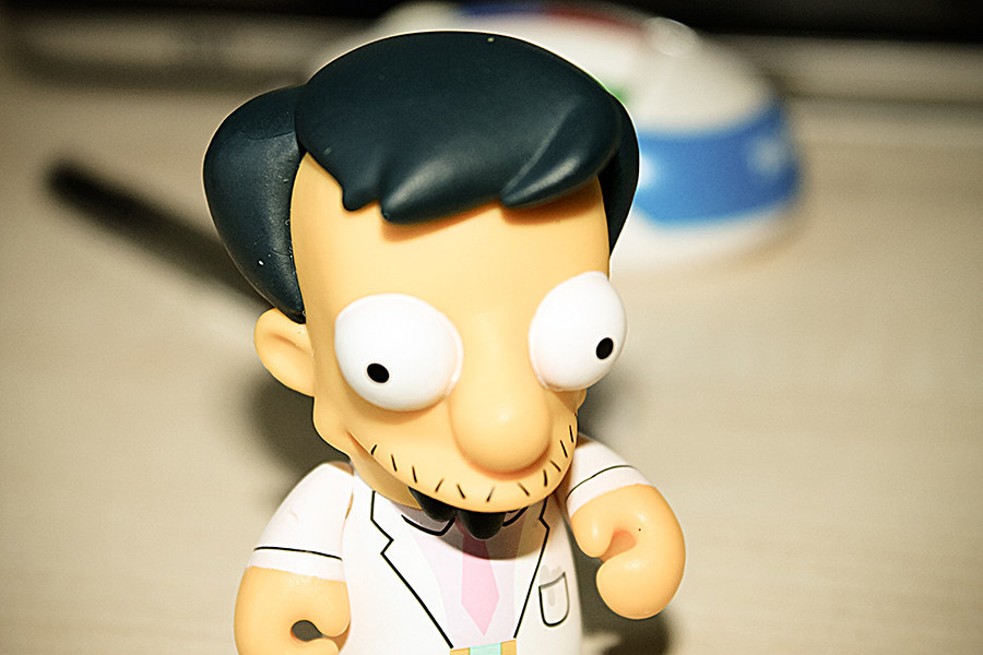 Springfield’s favorite discount doctor has been bungling from operating to operating table for the past couple of decades, botching operations and misdiagnosing diseases, but is still somehow greeted with a heartfelt, "Hi, Dr. Nick!" by everyone he meets. It's amazing how far a sparkling smile and steady supply of free nosejobs can blot out years of negligence.