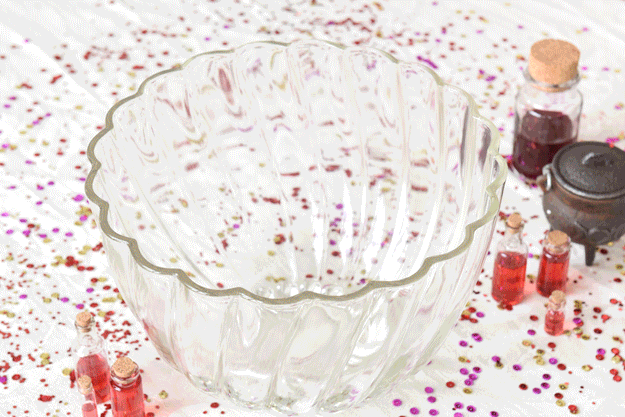 Basically, just pour everything into a bowl, mix, and float the ice ring on top. See the full recipe below for exact amounts. If you'd like it a little less boozy, you can replace the gin with seltzer.
