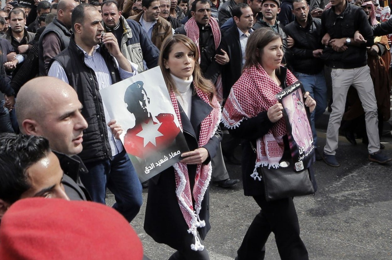 Anti-ISIS March In Jordan Draws Thousands As Country Vows To Avenge ...