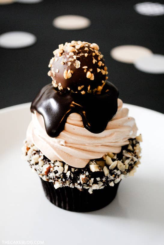 Not just your average chocolate cupcake. Recipe here.