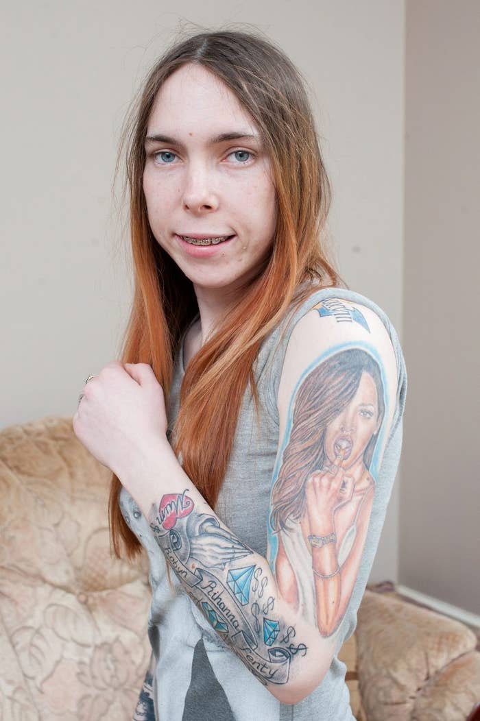 This Woman Loves Rihanna So Much She Covered Herself In Tattoos Of Her Face