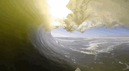 Surfing, yo.
