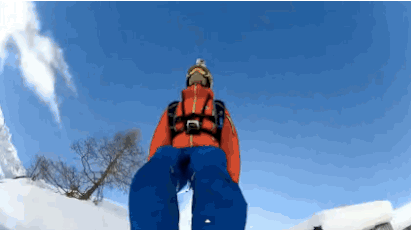 He seems confused and off-balance... I'm sure he'll find his way... Or maybe not... Maybe the parachute won't open... But I'm sure he has a backup... Where there's a will, there's a way...