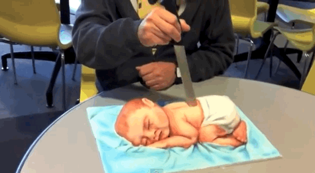 Who's Behind This Obsessively Realistic Baby Cake? « Cake Decorating ::  WonderHowTo