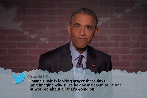 Celebrities Read Mean Tweets About Themselves President