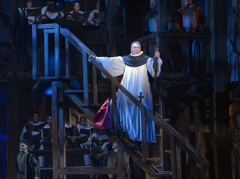 Patrick Page as Judge Frollo in The Hunchback of Notre Dame musical