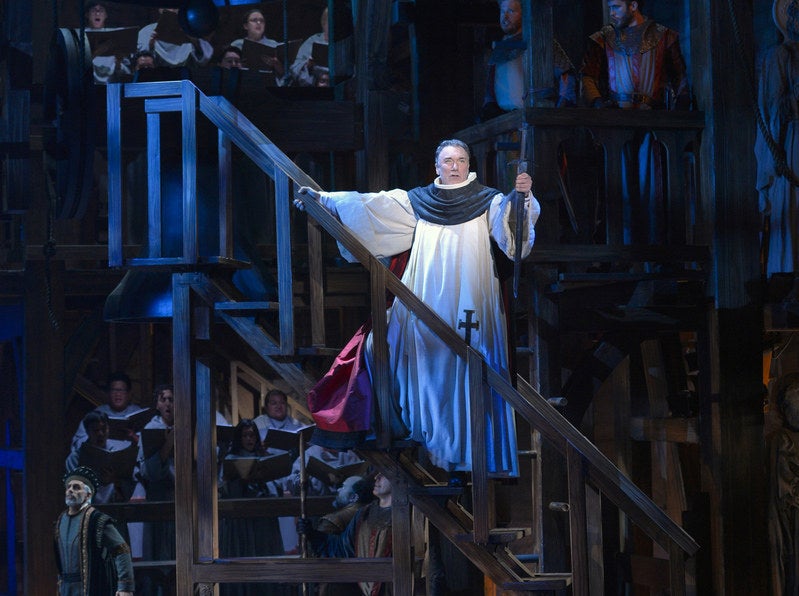 Patrick Page as Judge Frollo in The Hunchback of Notre Dame musical