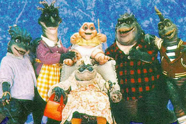 The Sinclair Family in "Dinosaurs"