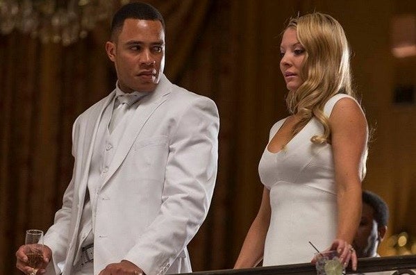 Andre (Trai Byers) and his wife Rhonda (Kaitlin Doublesday)