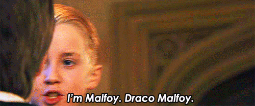 Image result for gif Draco handshake