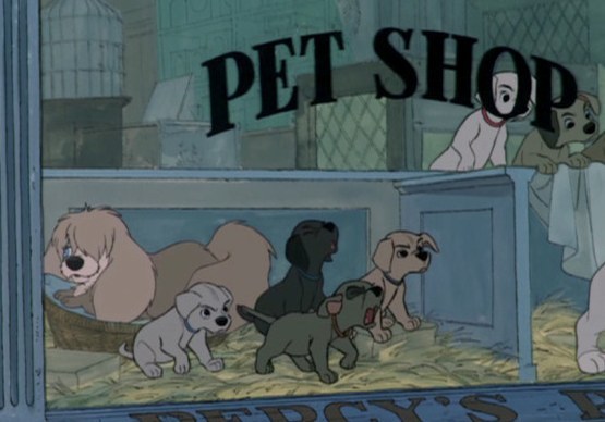 Peg, another Disney's Lady and the Tramp character, makes an appearance in Disney's 101 Dalmatians.