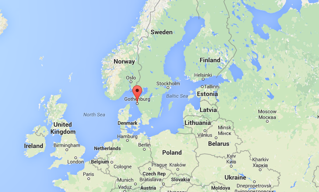 Sweden Map Google ~ AFP CV