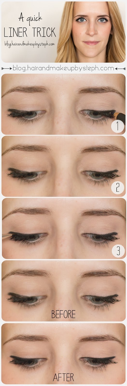 eyeliner pencil tutorial