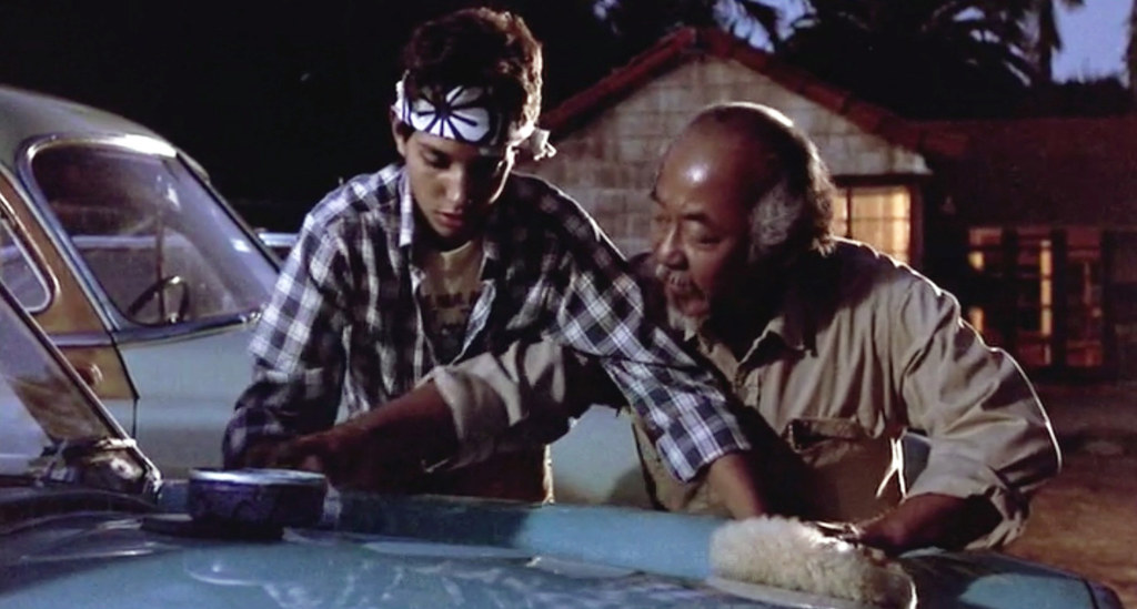 Logline: "A handyman/martial arts master agrees to teach a bullied boy karate and shows him that there is more to the martial art than fighting."