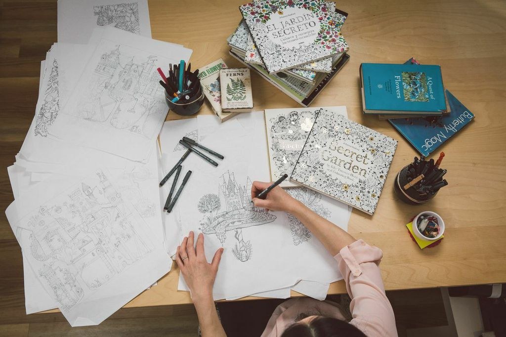 British Artist Draws Coloring Books For Adults And Sells Million