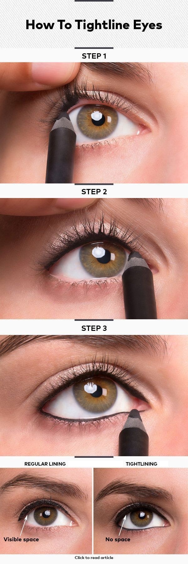 how to apply pencil eyeliner