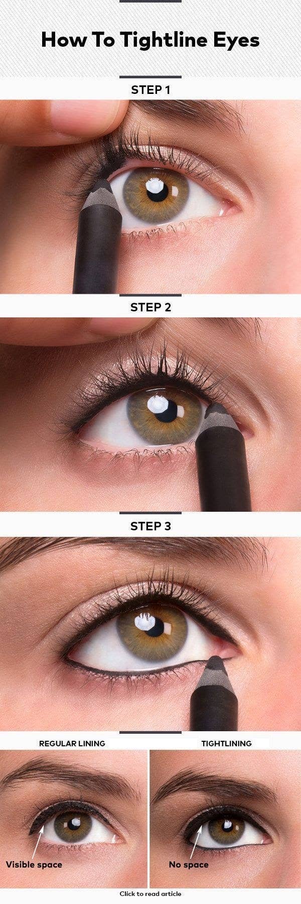 How To Apply Pencil Eyeliner Step By Step Pictures 