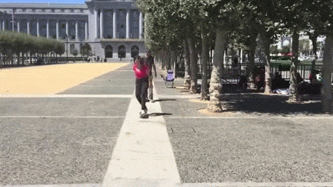She continued; "It's important to take time for self-exploration and personal growth. Learning to ollie is a start."
