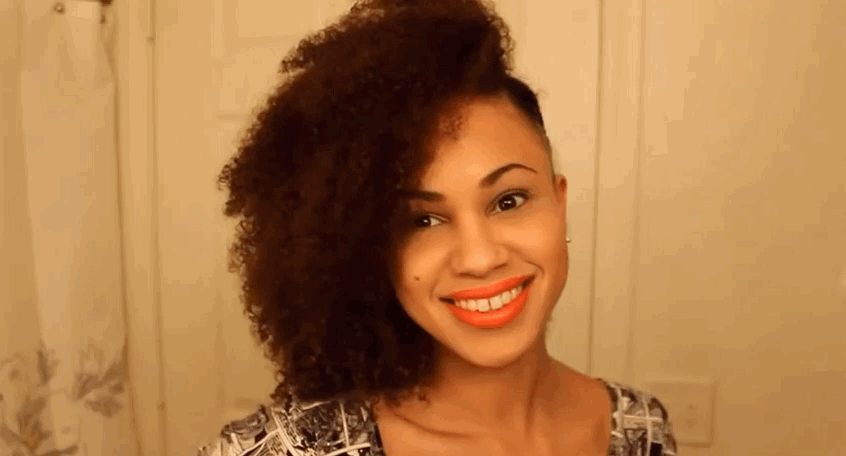 Slick back one side (and give some killer side-eye). Get the tutorial here.