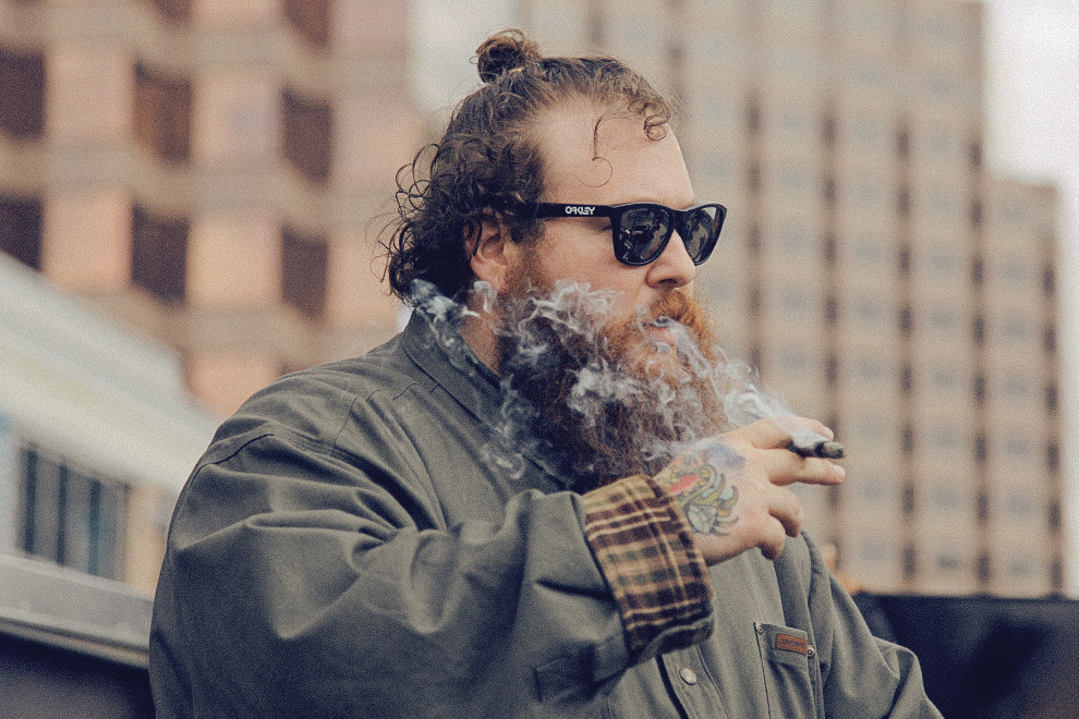 Eating And Smoking With Action Bronson