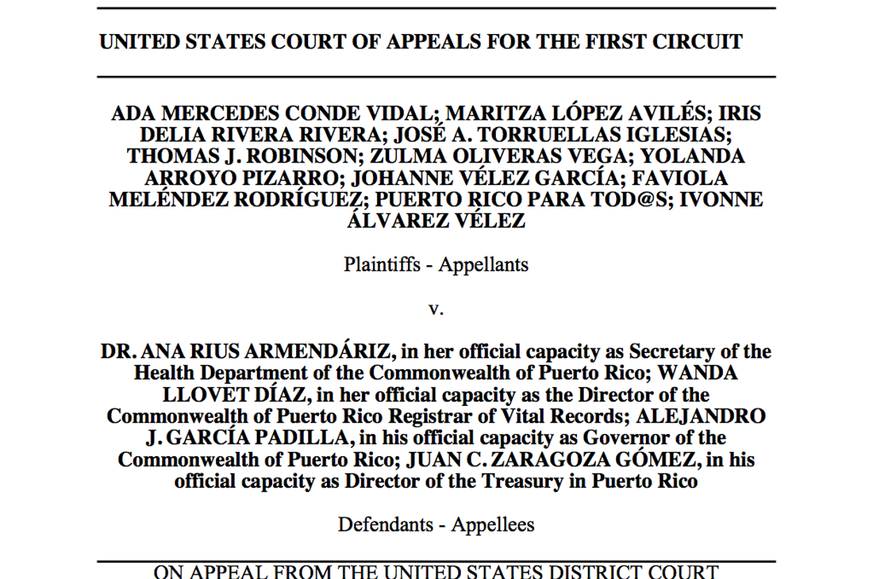 Puerto Rico Government To Stop Defending Same-Sex Marriage Ban