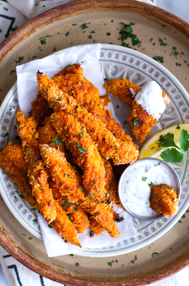 home made hot chicken strips recipe