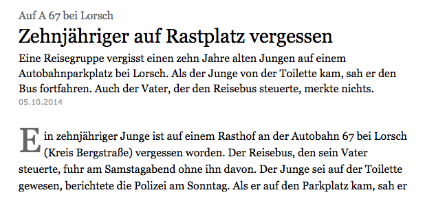 "War bestimmt ein Mittelkind."