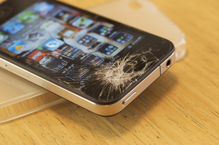 Nothing is more stressful than having to peruse your favorite cat pictures through broken glass.