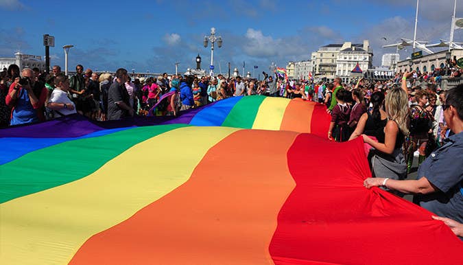Named by Lonely Planet as one of the "best Pride's in the world", Brighton Pride weekend is hugely exciting, fun and definitely not to be missed when visiting the city. A positive explosion of flamboyance and fun-times, Brighton Pride pays homage to everything that is diverse and open-minded about the community, in a kaleidoscope of colour and style.