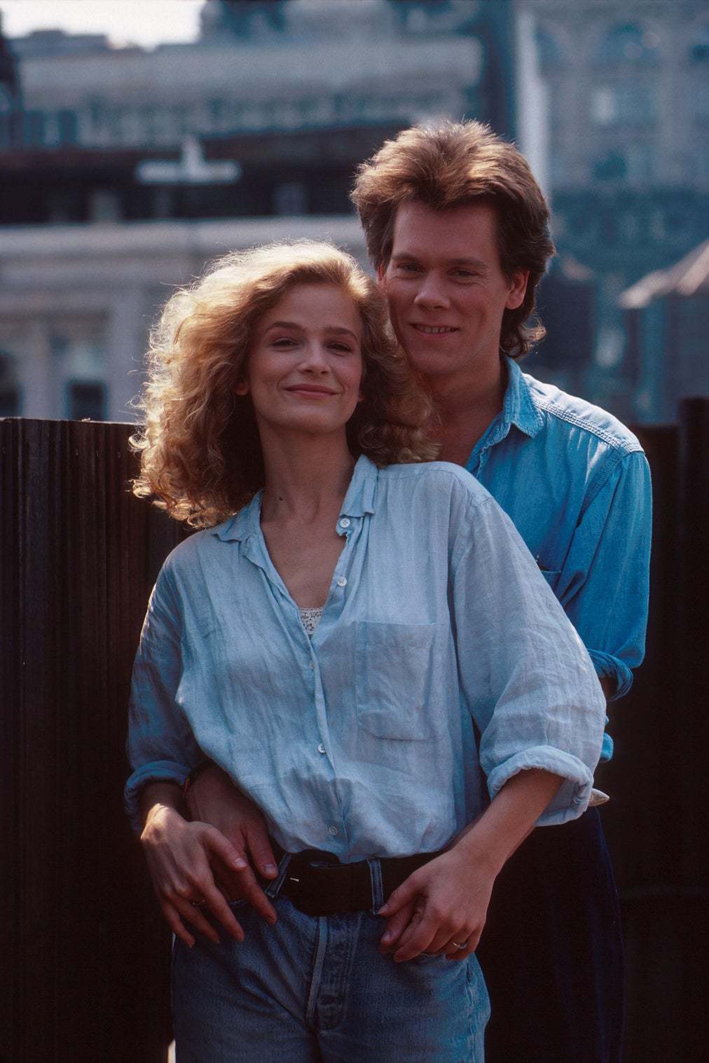 La pareja en 1988.