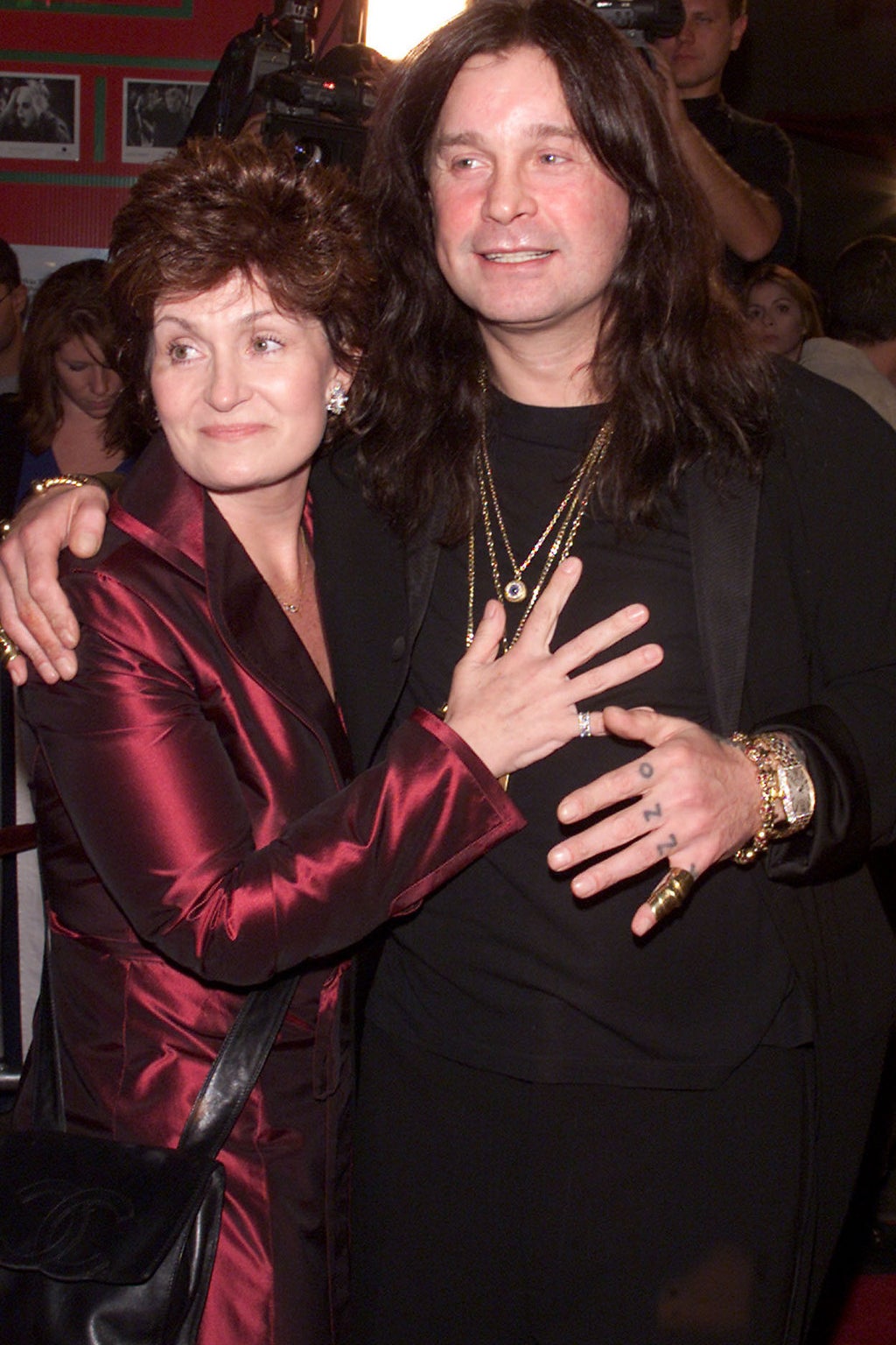 La pareja en el 2000.