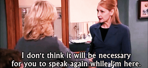 Patricia Clarkson puts the fear of God into Ron and Tammy Two as Ron's Sunday school teacher turned first wife, Tammy One.