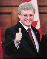 What says "It's cool Canada, I got this" like a good old thumbs up?