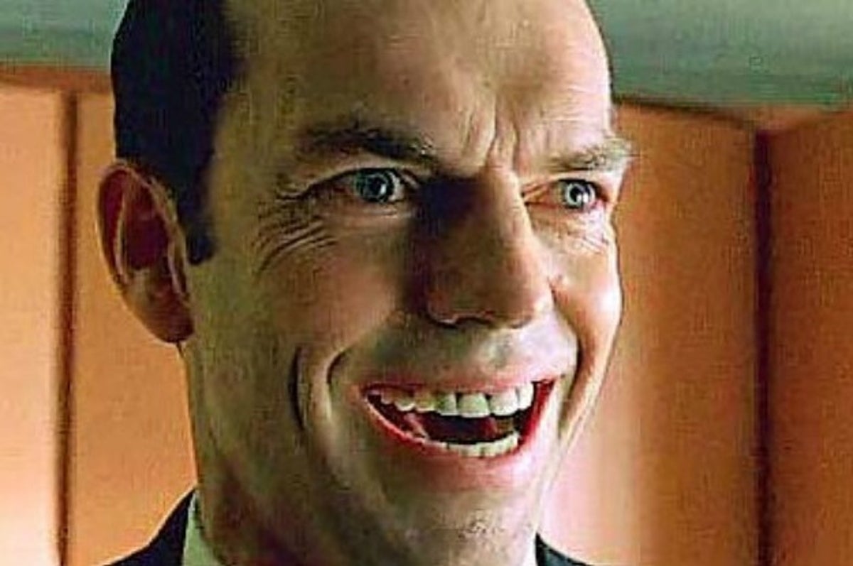 agent smith laughing