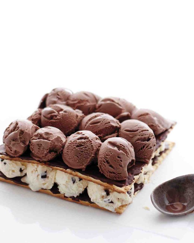 Matzah Chocolate-Mint Ice Cream Cake