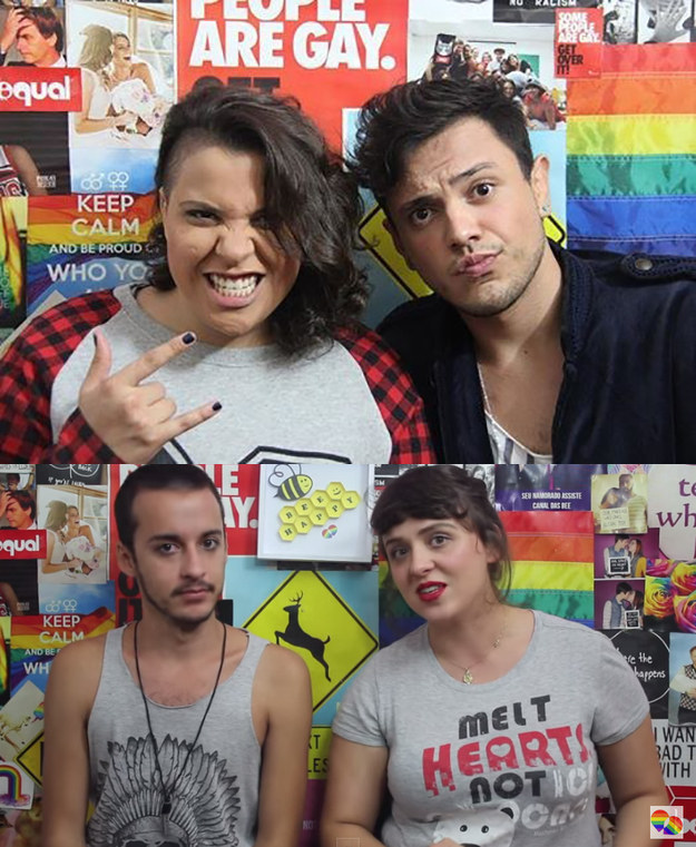 Estes são alguns dos responsáveis por um dos canais mais bacanas voltados para o público LGBT, em especial os jovens. Não tem tema que o grupo não consiga tratar. Vale o clique, sempre.