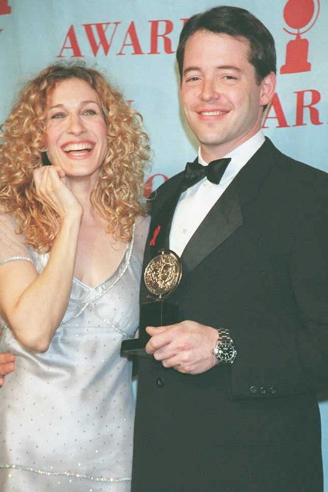 La pareja en 1995.