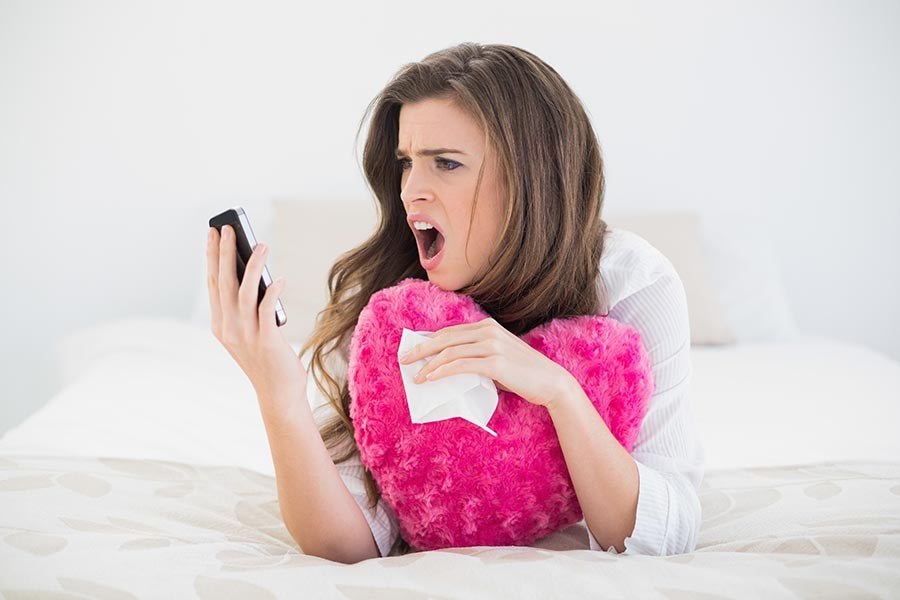 27.8% of people who use their phones almost exclusively to call have broken up with someone via text message.