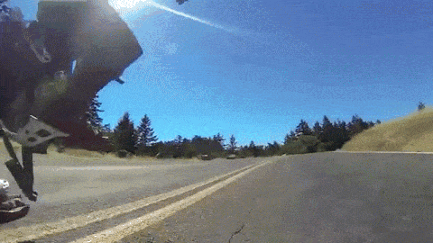 That's considered speeding on smaller roads.