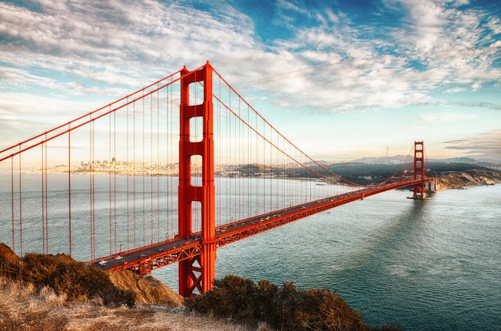 Golden Gate Bridge, San Francisco.