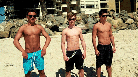 They travel in a pack and can be easily spotted in their neon tanks. They take group selfies in front of all famous landmarks and add captions like, "Enjoying this sick view with my boys. YOLO!"