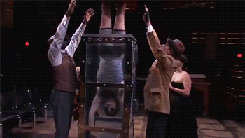 Harry Houdini inspired a bit of an odd way to take a bath...