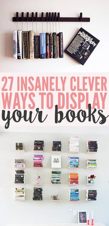 27 Insanely Clever Ways To Display Your Books