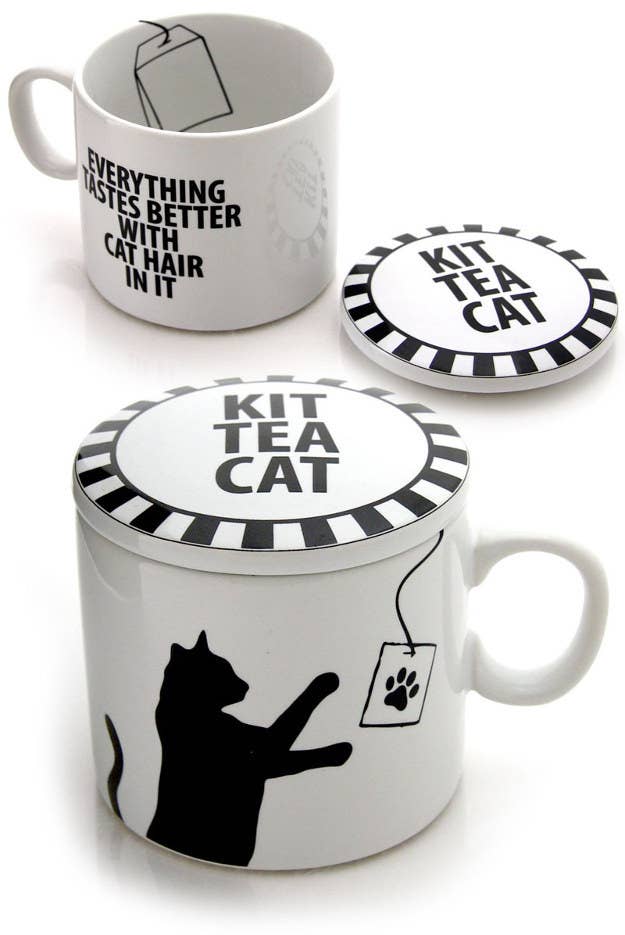 Kit Tea Cat Cup with Lid, $13.95