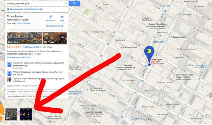 No Google Maps agora pode jogar Pac-Man