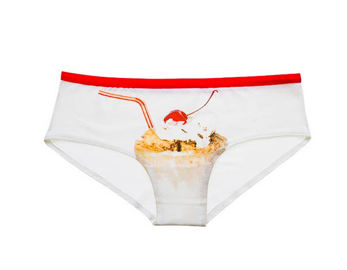  CafePress Cream Filled Classic Thong Underwear, Funny