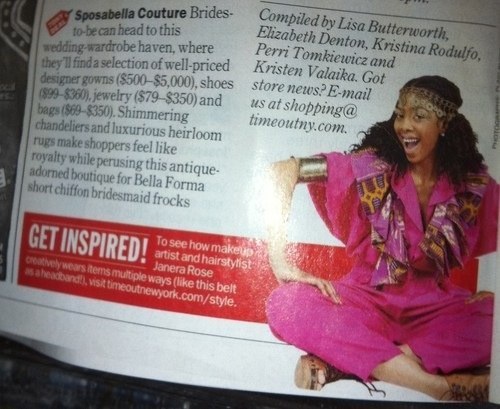 Like that time I was voted "Most Stylish New Yorker" by Time Out New York, but trust me, I dress ten times better, now!