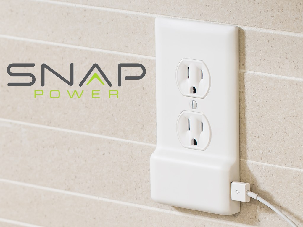 The outlet cover plate that charges everything USB - no silly hardwiring, just magic.