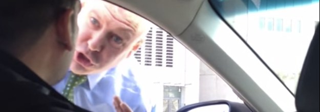 uber driver camera cop