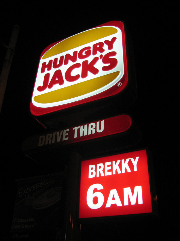 Jemima: What’s a Burger King? I don’t know what that means. And why do you call it Burger King if America doesn’t do monarchs?Brad: We call it what we call it because we like calling it what we call it. Duh. Jenna: Jack is really, really hungry.